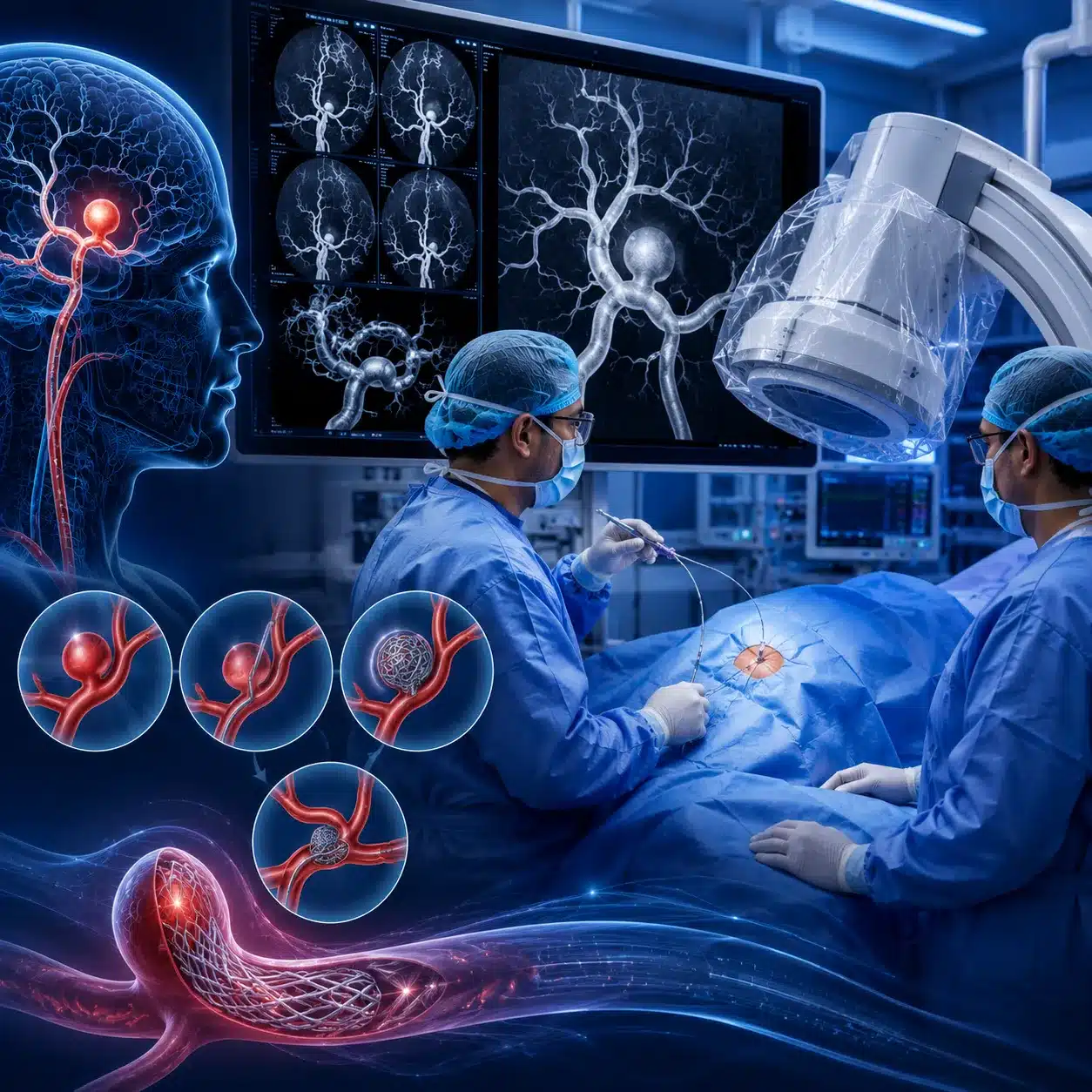 Brain Aneurysm Surgery and Endovascular Treatment