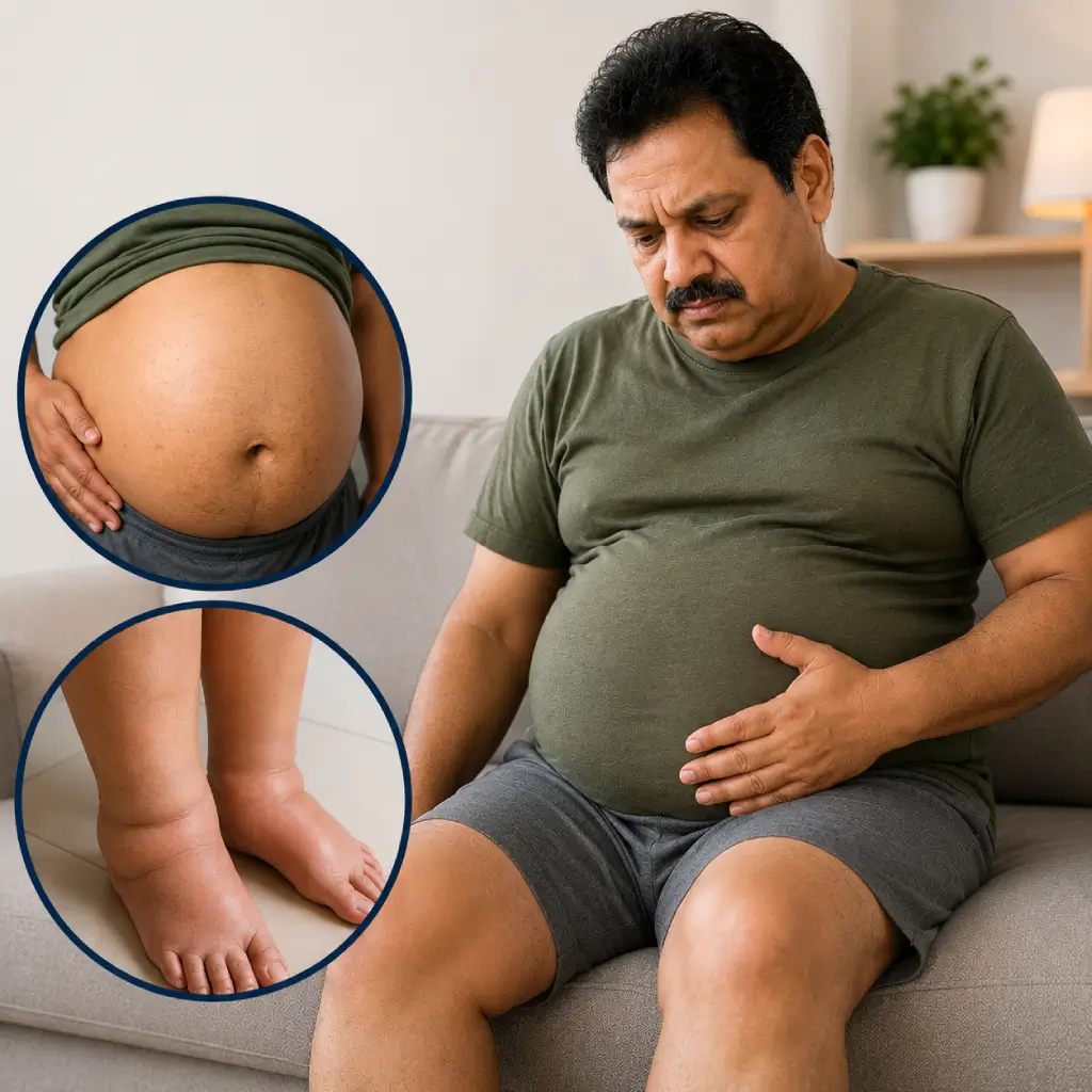 Swelling in the Abdomen or Legs